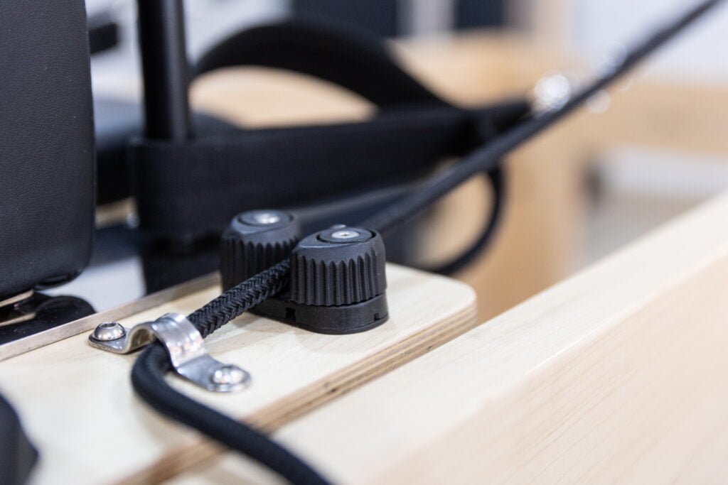 Detalle máquina pilates